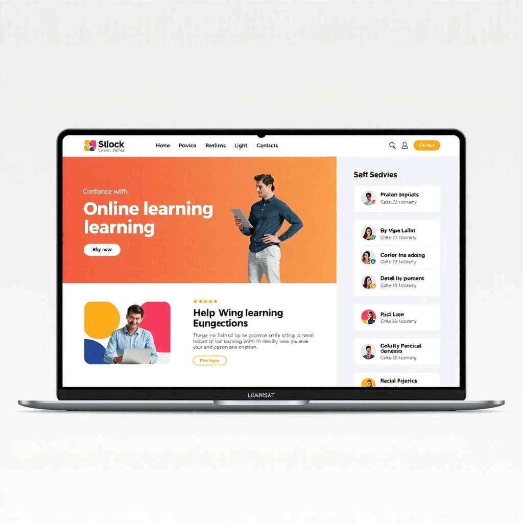 Educational Platform Website Design