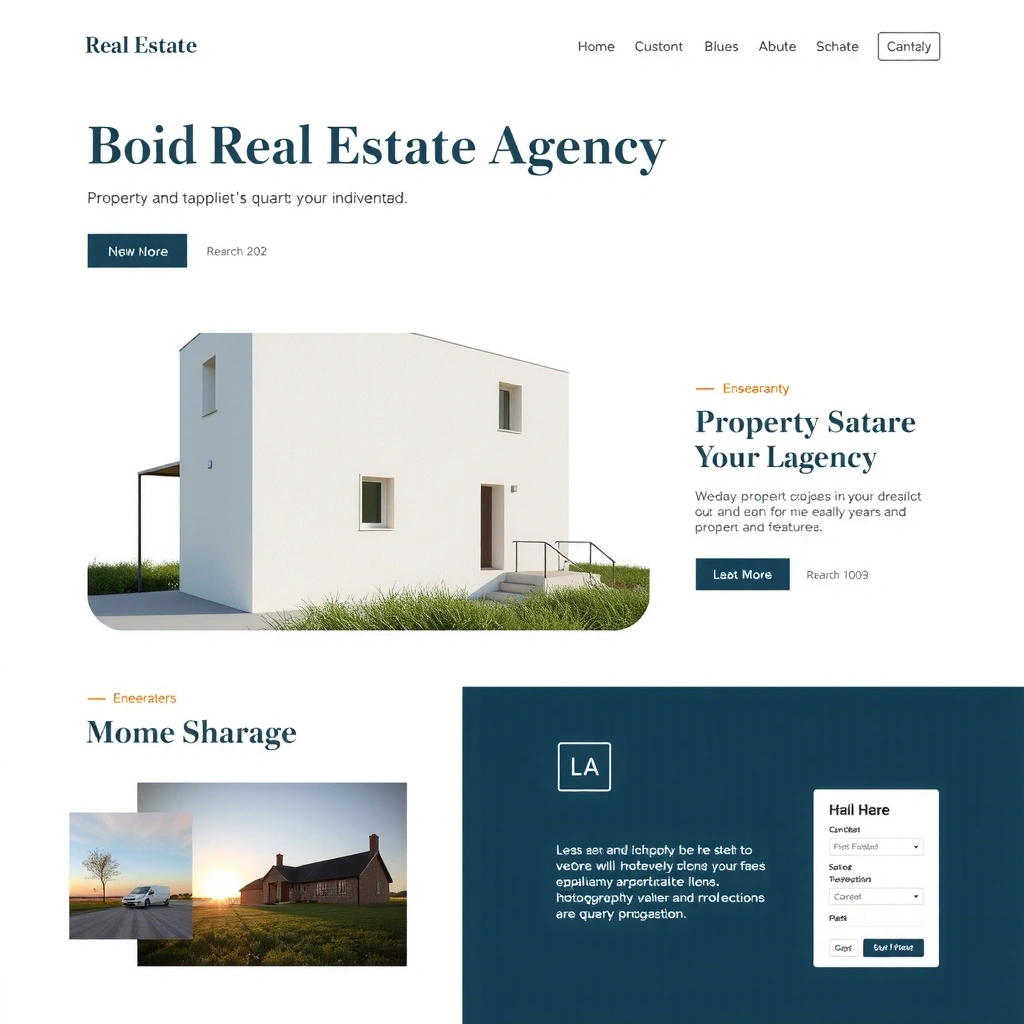 Real Estate Agency Website Design